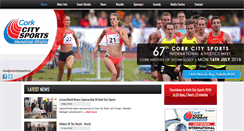 Desktop Screenshot of corkcitysports.ie